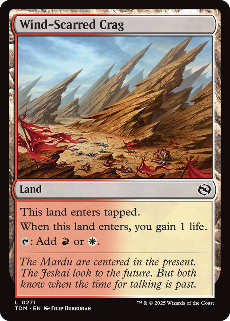 Wind-Scarred Crag [Tarkir: Dragonstorm] | Devastation Store