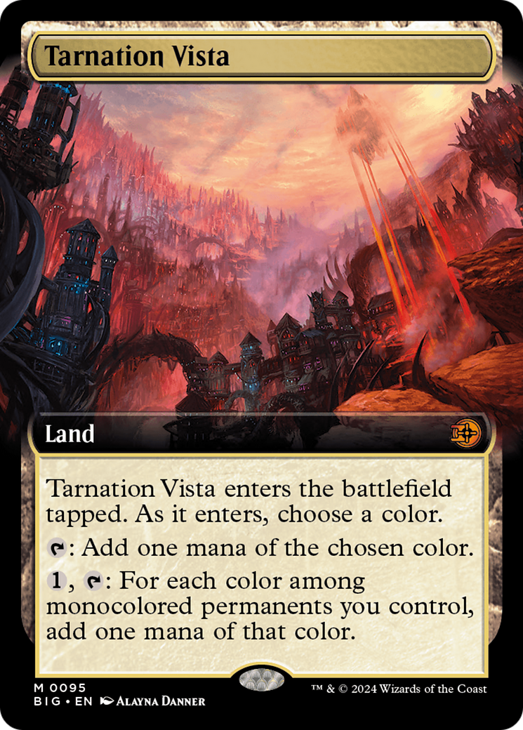 Tarnation Vista (Extended Art) [Outlaws of Thunder Junction: The Big Score] | Devastation Store