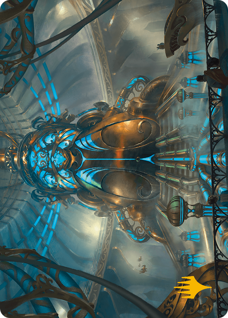 Aether Refinery Art Card (Gold-Stamped Planeswalker Symbol) [Modern Horizons 3 Art Series] | Devastation Store