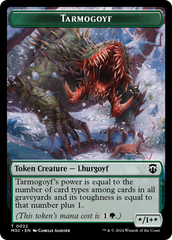 Tarmogoyf (Ripple Foil) // Goblin Double-Sided Token [Modern Horizons 3 Commander Tokens] | Devastation Store