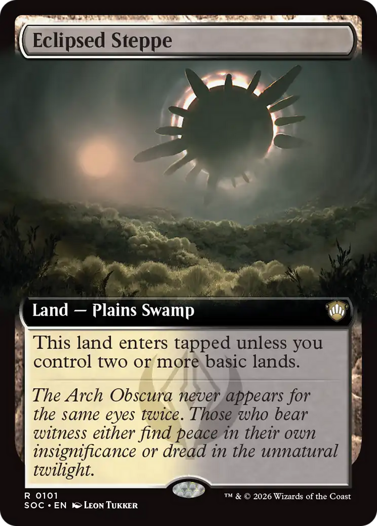 Eclipsed Steppe (Extended Art) [Secrets of Strixhaven Commander] | Devastation Store