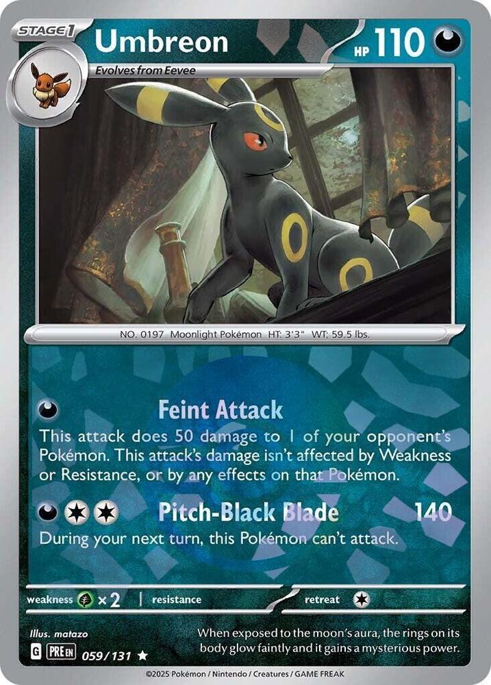 Umbreon (059/131) (Poke Ball Pattern) [Scarlet & Violet: Prismatic Evolutions] | Devastation Store