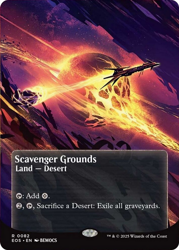 Scavenger Grounds (0082) (Borderless) [Edge of Eternities: Stellar Sights] | Devastation Store
