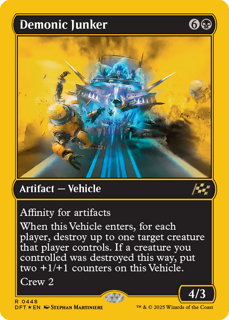 Demonic Junker (First-Place Foil) [Aetherdrift] | Devastation Store