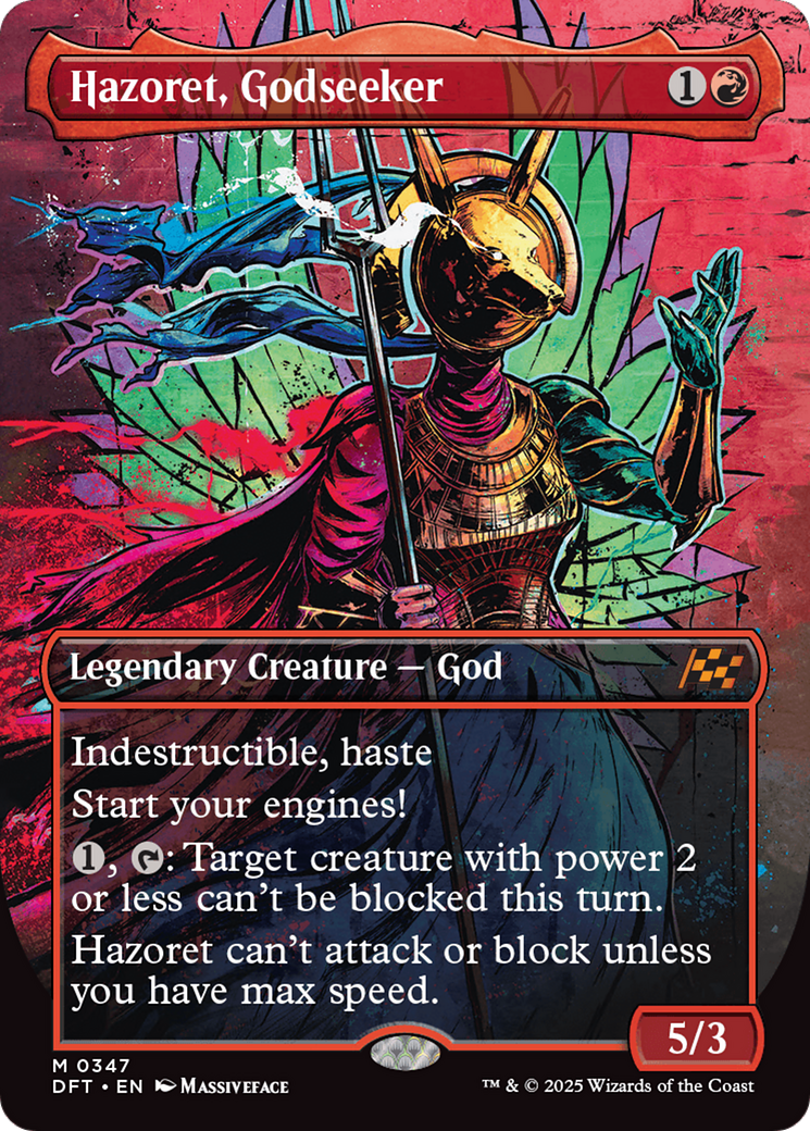 Hazoret, Godseeker (Borderless) [Aetherdrift] | Devastation Store