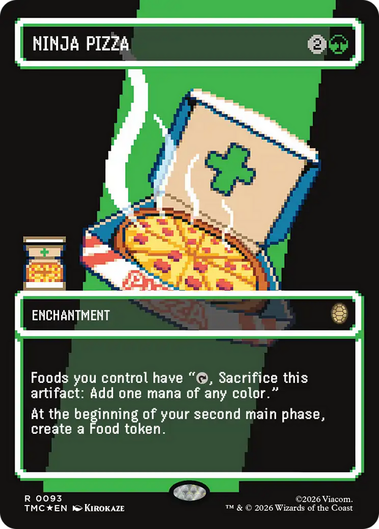 Ninja Pizza (Borderless) [Teenage Mutant Ninja Turtles Commander] | Devastation Store
