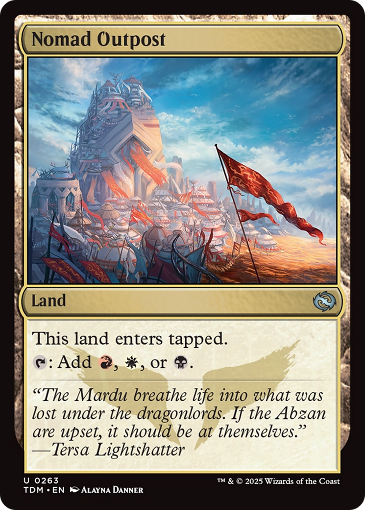 Nomad Outpost [Tarkir: Dragonstorm] | Devastation Store