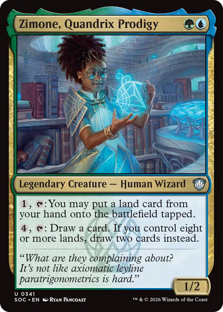 Zimone, Quandrix Prodigy [Secrets of Strixhaven Commander] | Devastation Store