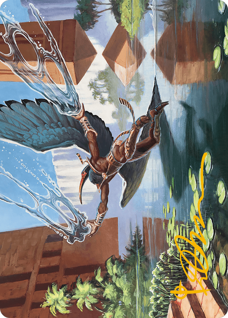 Nadu, Winged Wisdom Art Card (Gold-Stamped Signature) [Modern Horizons 3 Art Series] | Devastation Store