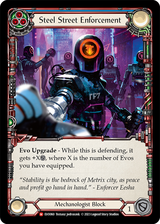 Steel Street Enforcement [EVO060] (Bright Lights)  Rainbow Foil | Devastation Store