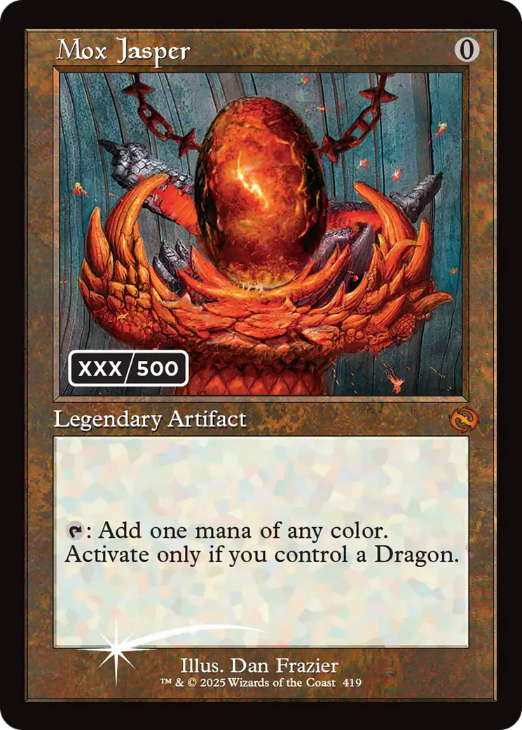 Mox Jasper (Serial Numbered) [Tarkir: Dragonstorm] | Devastation Store