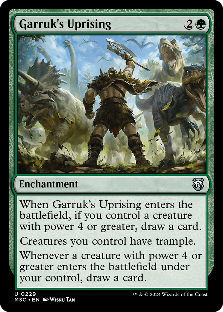 Garruk's Uprising (Ripple Foil) [Modern Horizons 3 Commander] | Devastation Store