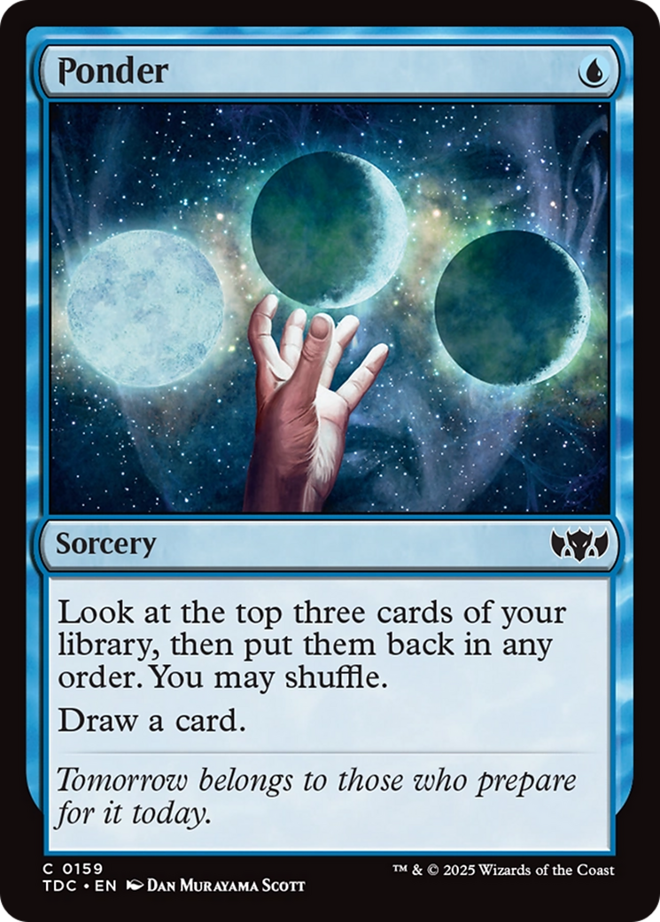 Ponder [Tarkir: Dragonstorm Commander] | Devastation Store