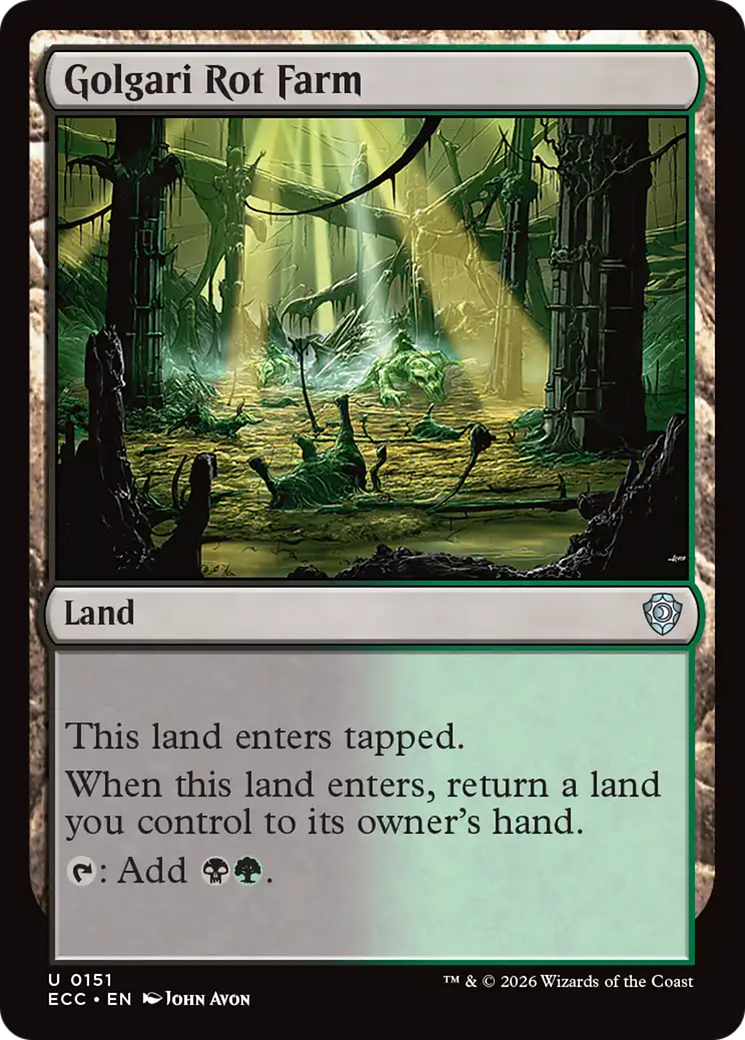 Golgari Rot Farm [Lorwyn Eclipsed Commander] | Devastation Store