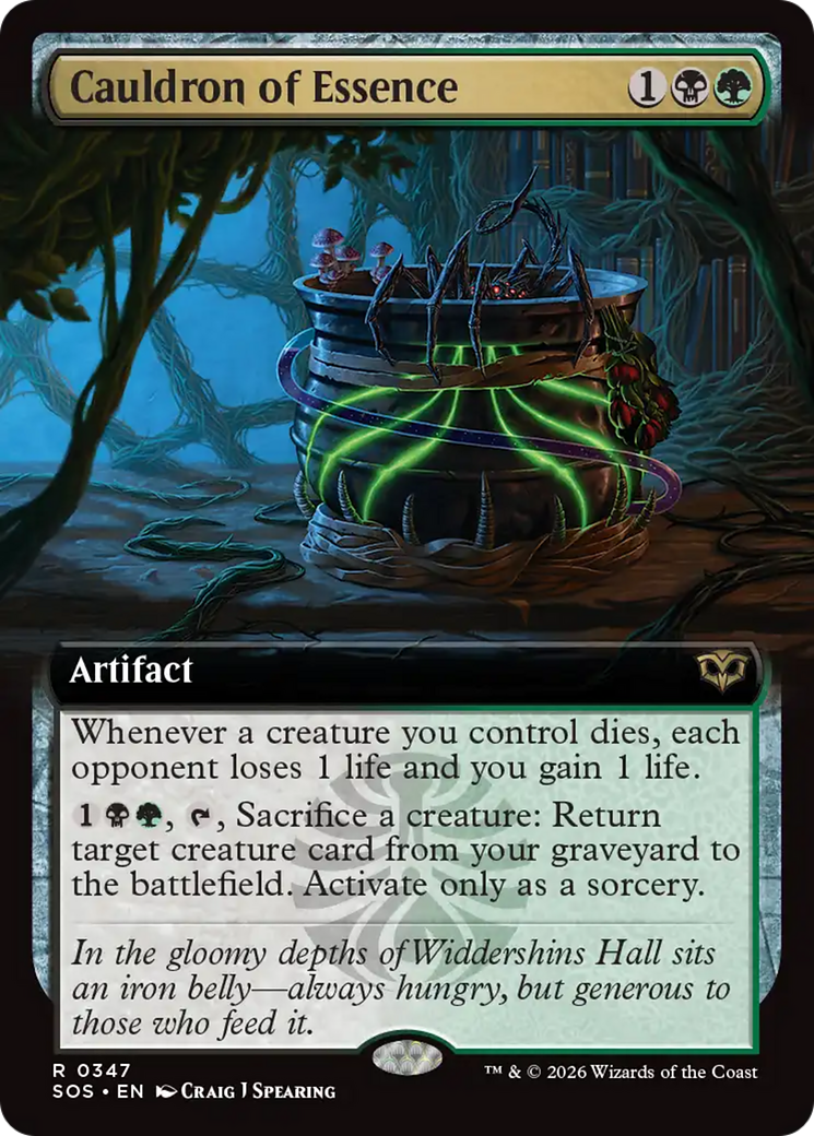 Cauldron of Essence (Extended Art) [Secrets of Strixhaven] | Devastation Store