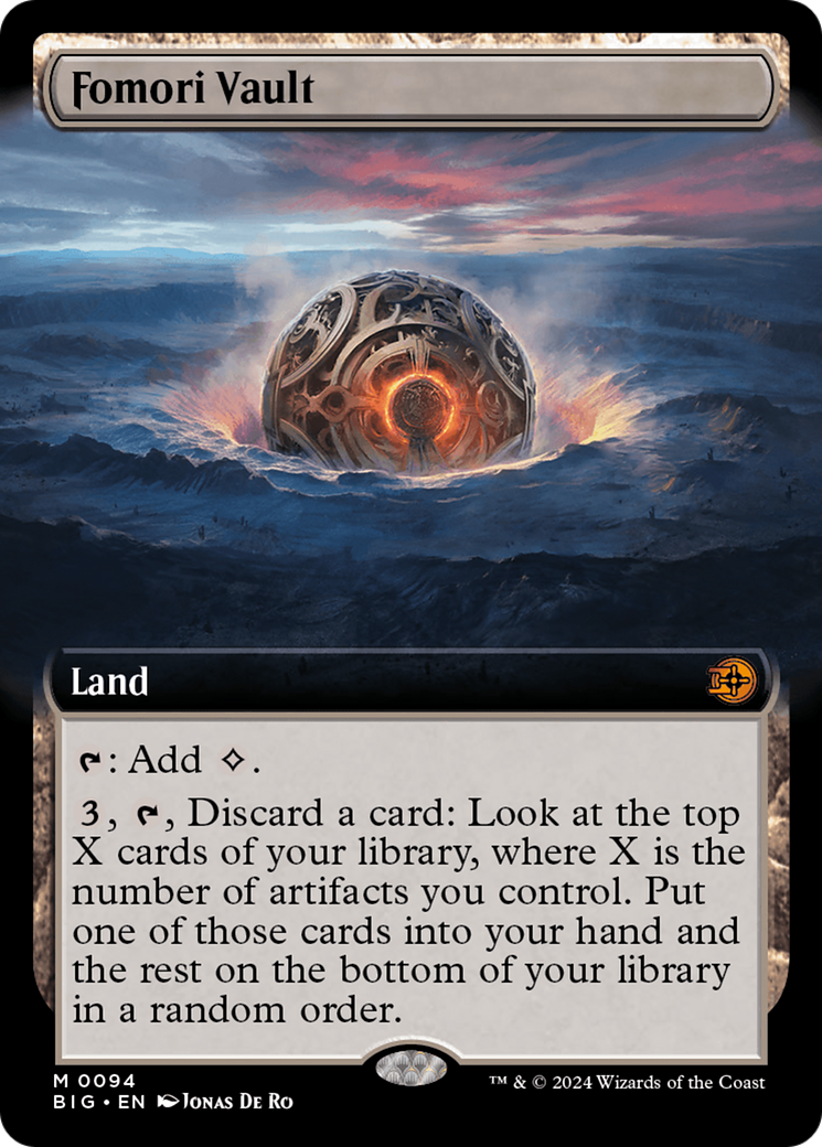 Fomori Vault (Extended Art) [Outlaws of Thunder Junction: The Big Score] | Devastation Store