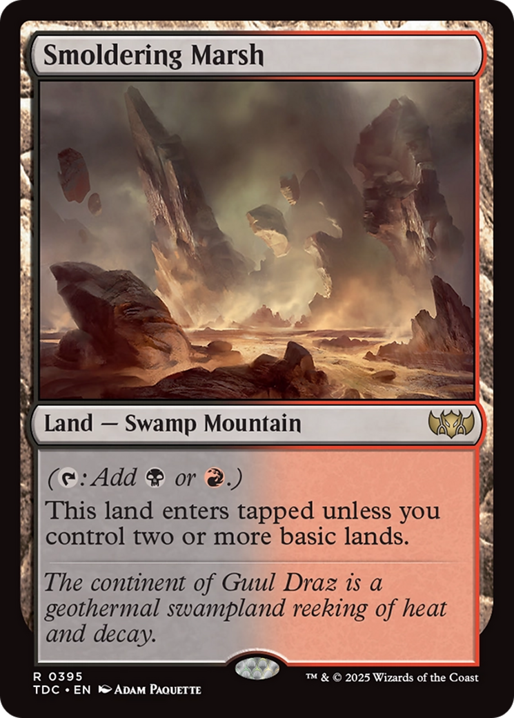 Smoldering Marsh [Tarkir: Dragonstorm Commander] | Devastation Store