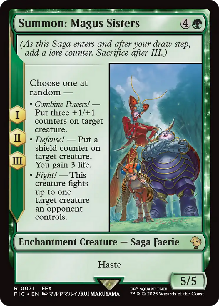 Summon: Magus Sisters [FINAL FANTASY Commander] | Devastation Store