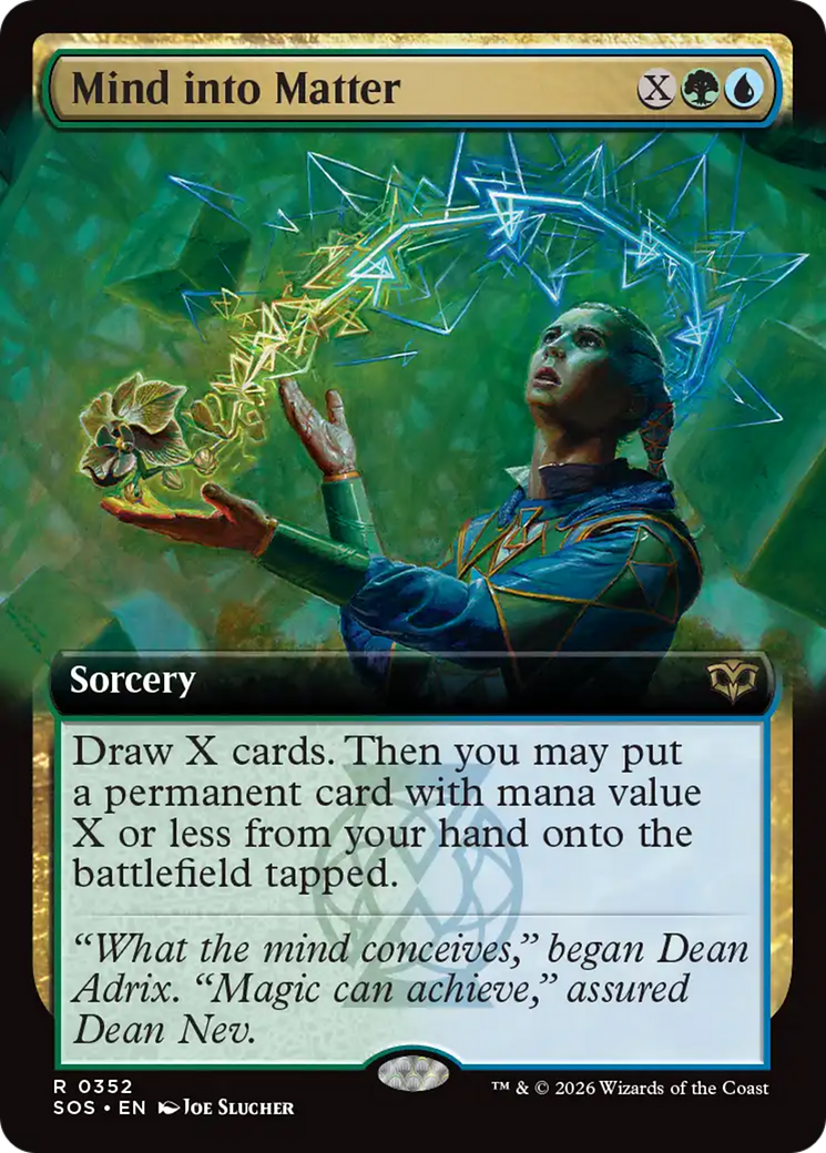 Mind into Matter (Extended Art) [Secrets of Strixhaven] | Devastation Store
