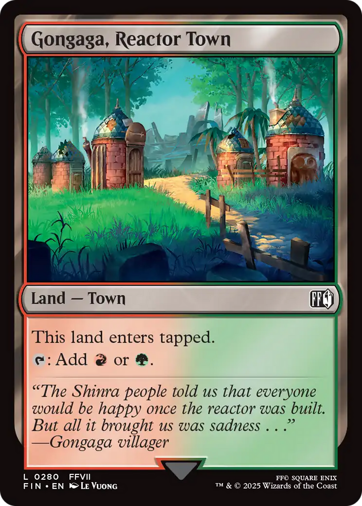 Gongaga, Reactor Town [FINAL FANTASY] | Devastation Store