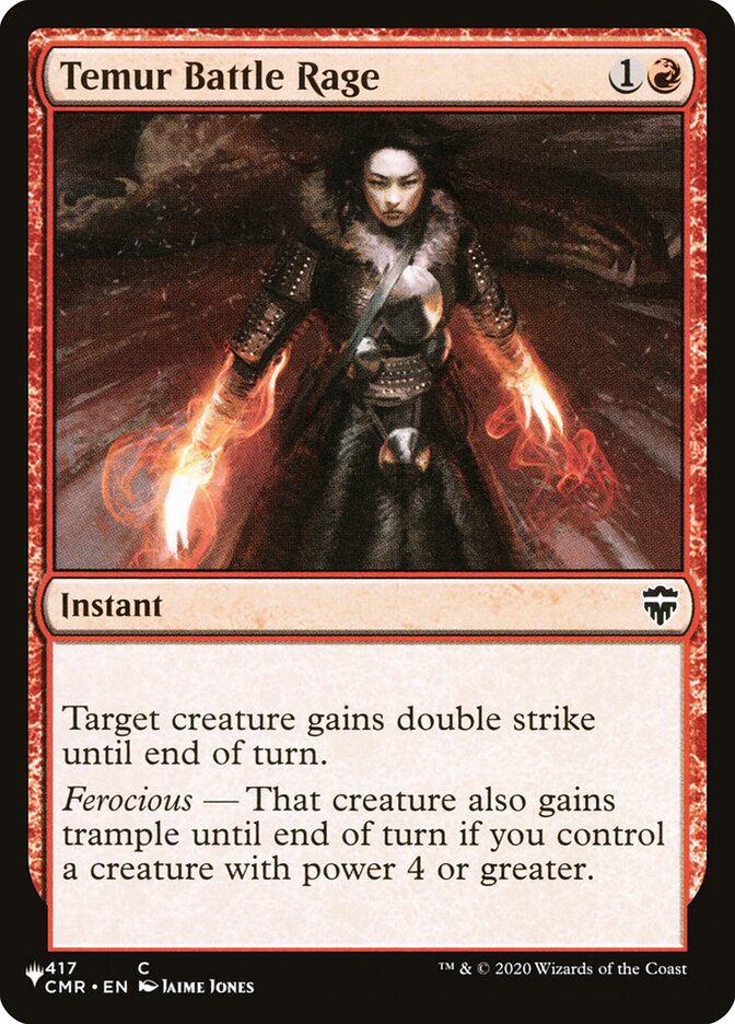 Temur Battle Rage [Secret Lair: Heads I Win, Tails You Lose] | Devastation Store