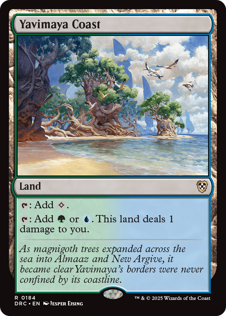 Yavimaya Coast [Aetherdrift Commander] | Devastation Store