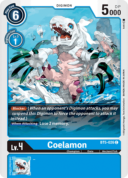 Coelamon [BT5-026] [Battle of Omni] | Devastation Store