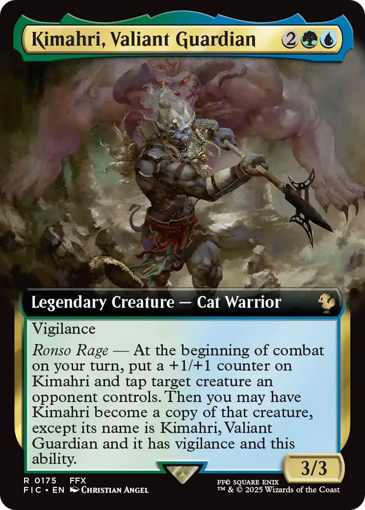 Kimahri, Valiant Guardian (Extended Art) [FINAL FANTASY Commander] | Devastation Store