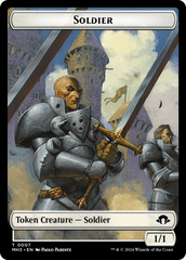 Eldrazi Spawn // Soldier Double-Sided Token [Modern Horizons 3 Tokens] | Devastation Store