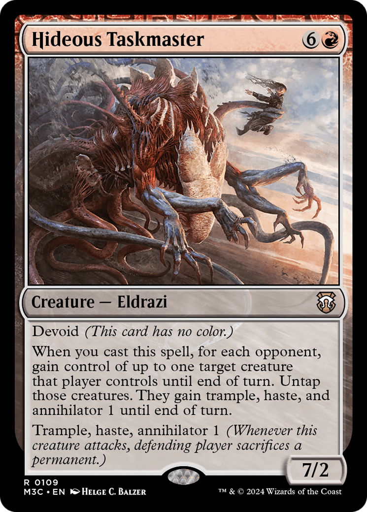 Hideous Taskmaster [Modern Horizons 3 Commander] | Devastation Store