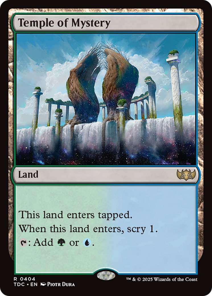 Temple of Mystery [Tarkir: Dragonstorm Commander] | Devastation Store