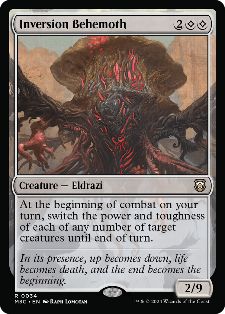 Inversion Behemoth [Modern Horizons 3 Commander] | Devastation Store