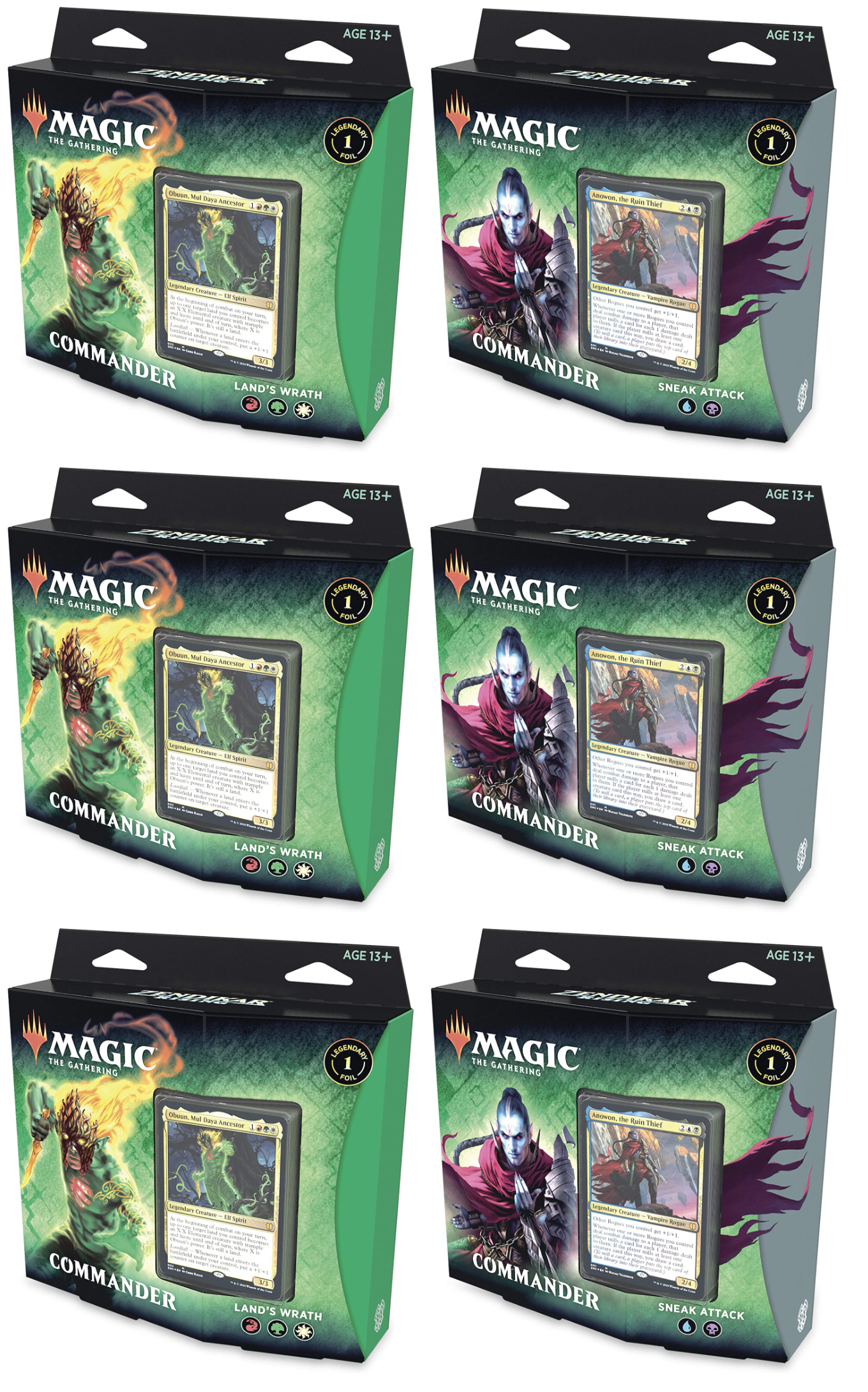 Zendikar Rising - Commander Deck Display Case | Devastation Store