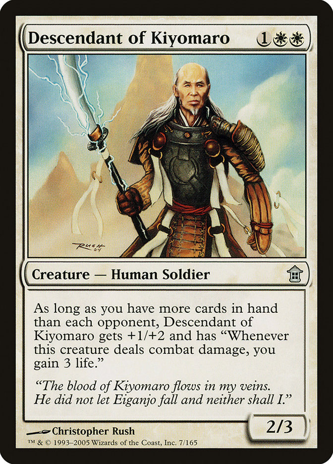 Descendant of Kiyomaro [Saviors of Kamigawa] | Devastation Store