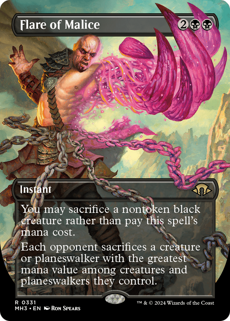 Flare of Malice (Borderless) [Modern Horizons 3] | Devastation Store