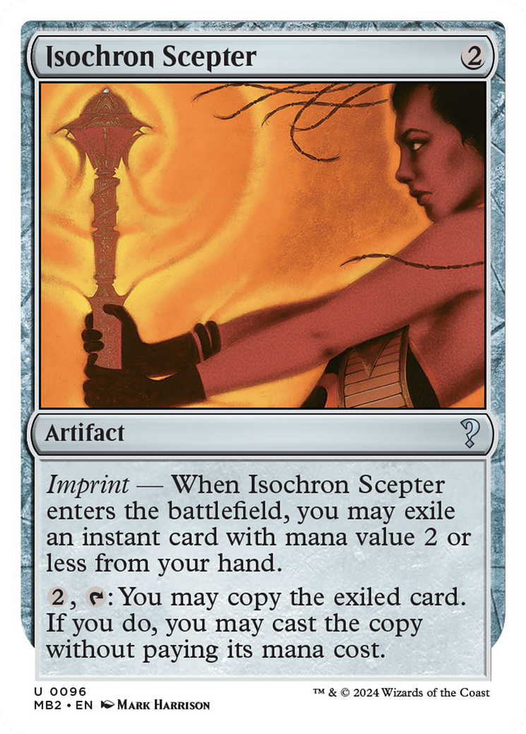Isochron Scepter (White Border) [Mystery Booster 2] | Devastation Store