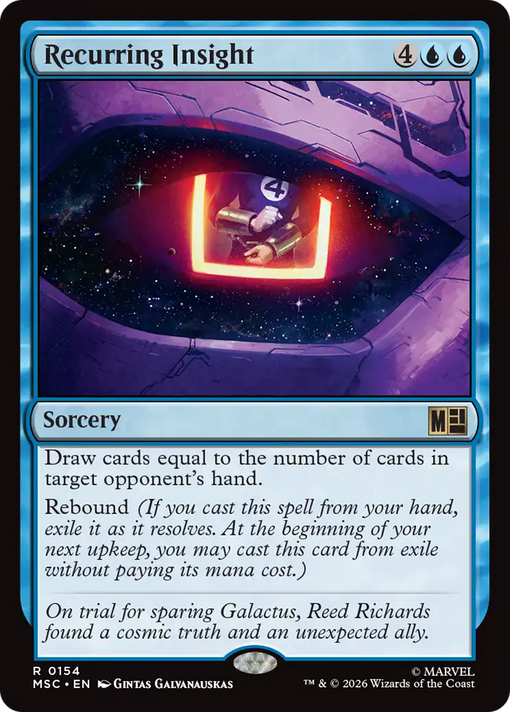 Recurring Insight (Surge Foil) [Marvel Super Heroes Commander] | Devastation Store