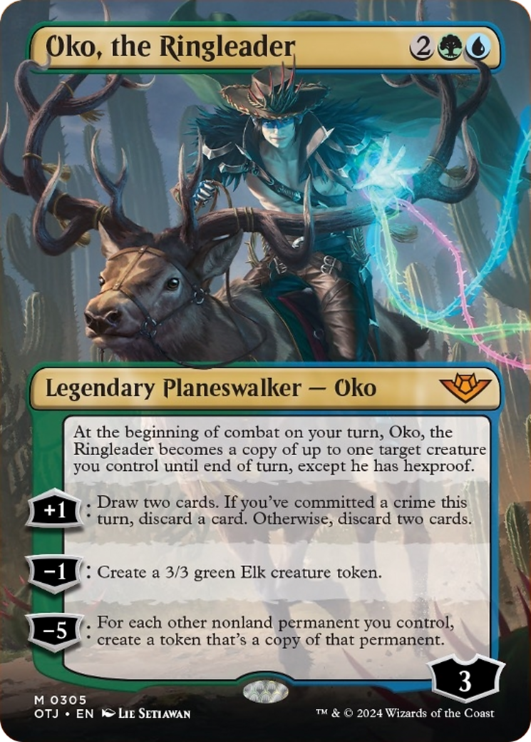 Oko, the Ringleader (Borderless) [Outlaws of Thunder Junction] | Devastation Store