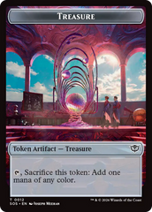Elemental (0003) // Treasure Double-Sided Token [Secrets of Strixhaven Tokens] | Devastation Store