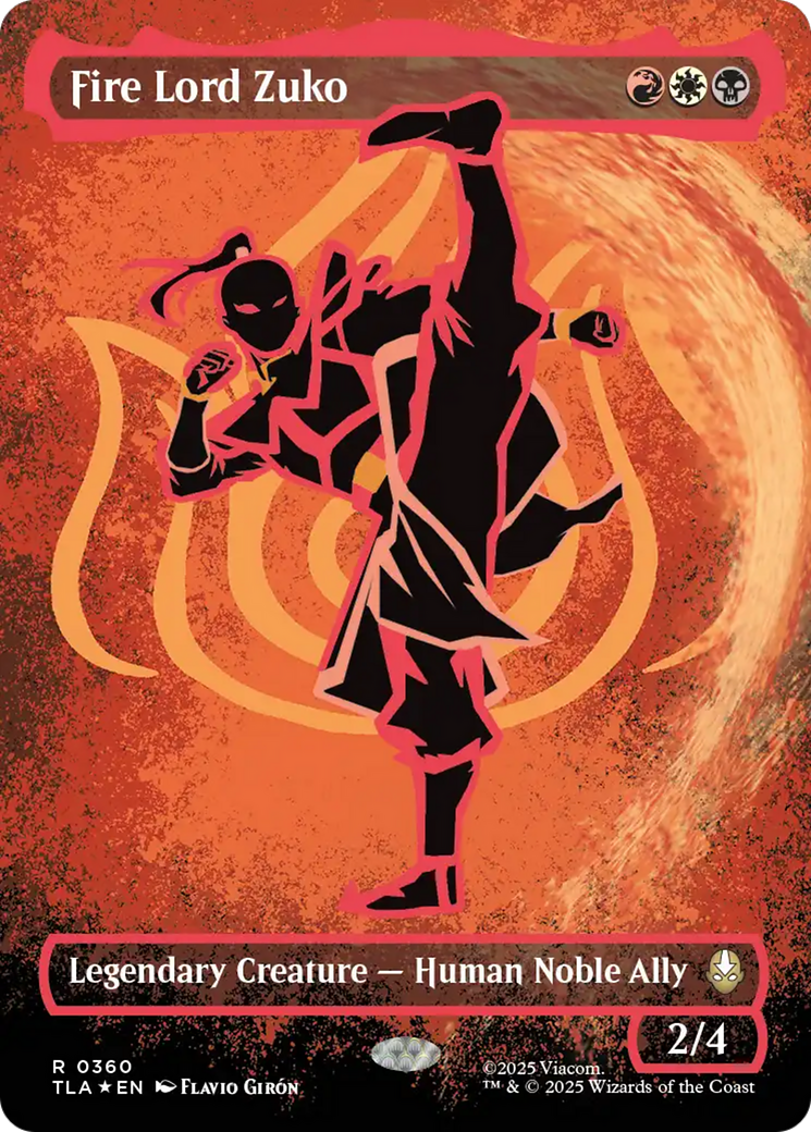 Fire Lord Zuko (Borderless Battle Pose) [Avatar: The Last Airbender] | Devastation Store
