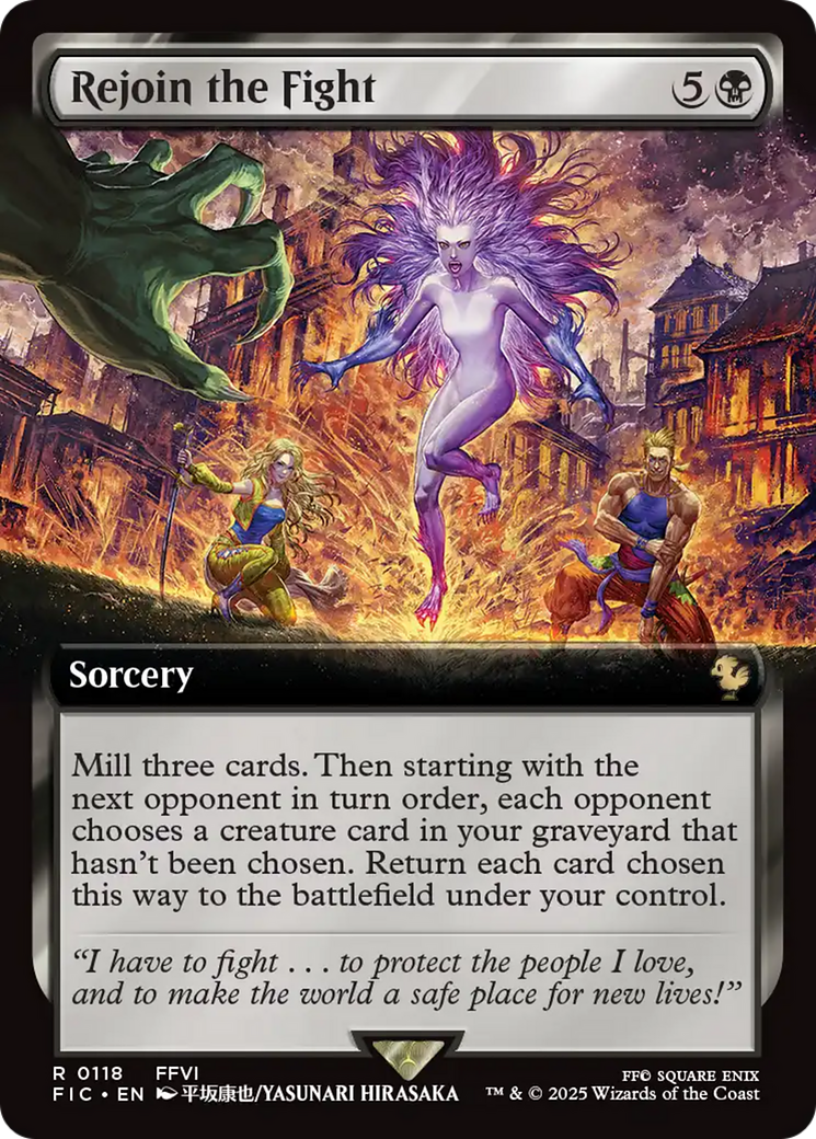 Rejoin the Fight (Extended Art) [FINAL FANTASY Commander] | Devastation Store