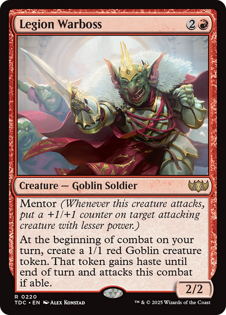 Legion Warboss [Tarkir: Dragonstorm Commander] | Devastation Store