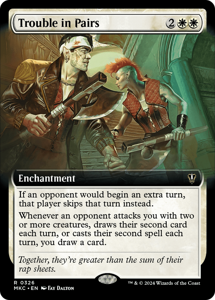 Trouble in Pairs (Extended Art) [Murders at Karlov Manor Commander] | Devastation Store