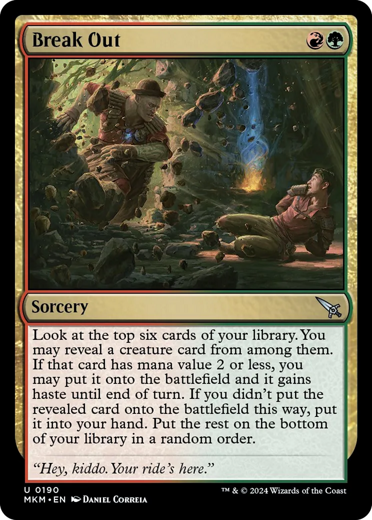Break Out (Blue) [Murders at Karlov Manor] | Devastation Store