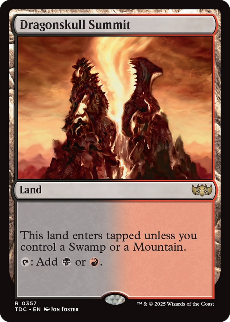 Dragonskull Summit [Tarkir: Dragonstorm Commander] | Devastation Store