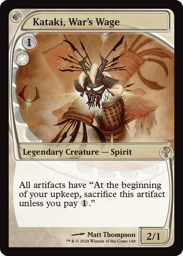 Kataki, War's Wage (Future Sight) [Mystery Booster 2] | Devastation Store