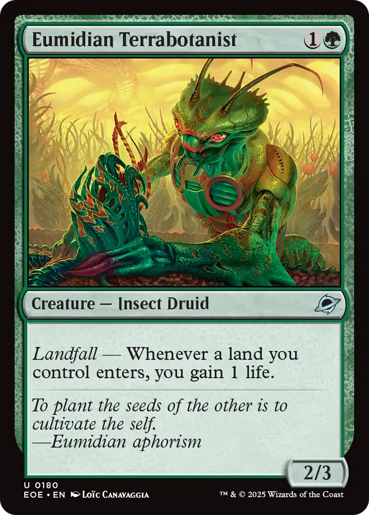 Eumidian Terrabotanist [Edge of Eternities] | Devastation Store