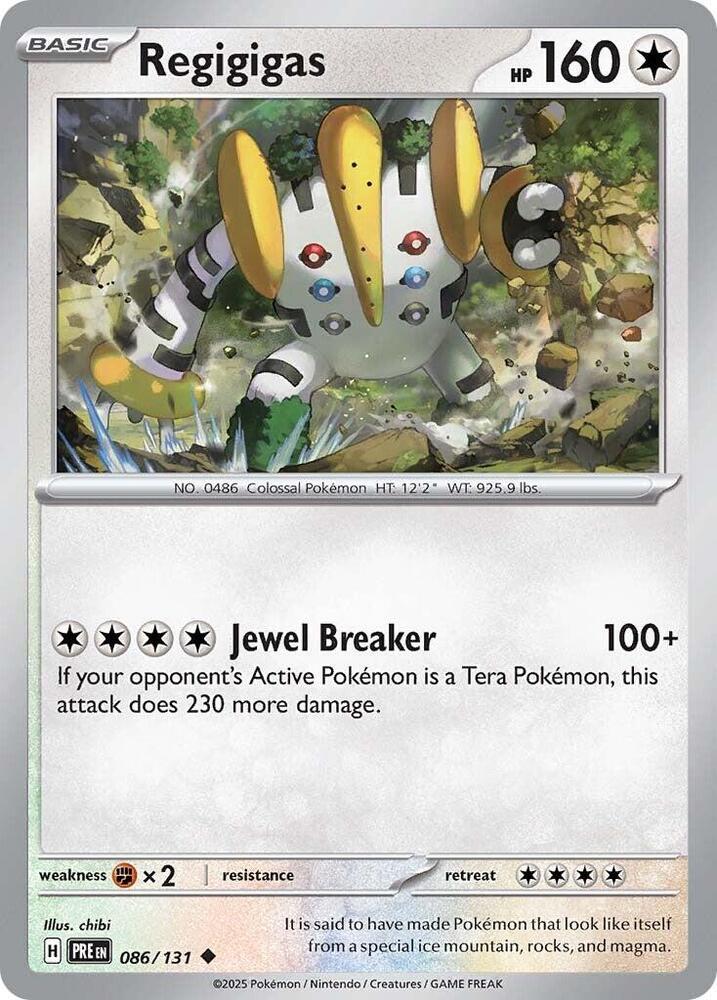Regigigas (086/131) [Scarlet & Violet: Prismatic Evolutions] | Devastation Store