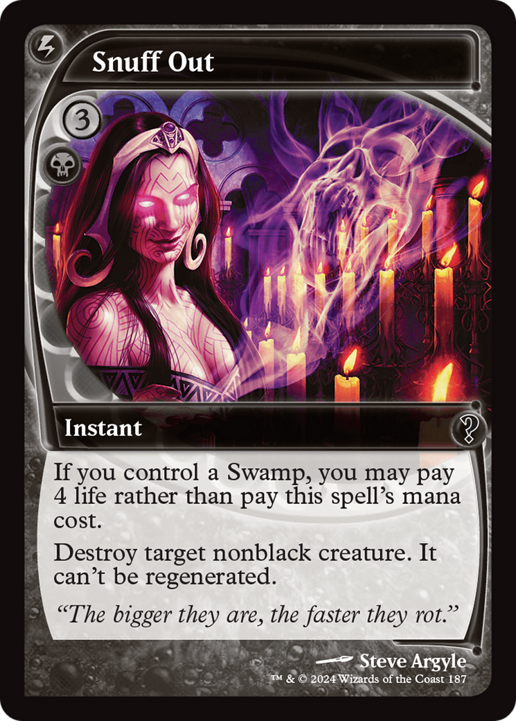 Snuff Out (Future Sight) [Mystery Booster 2] | Devastation Store
