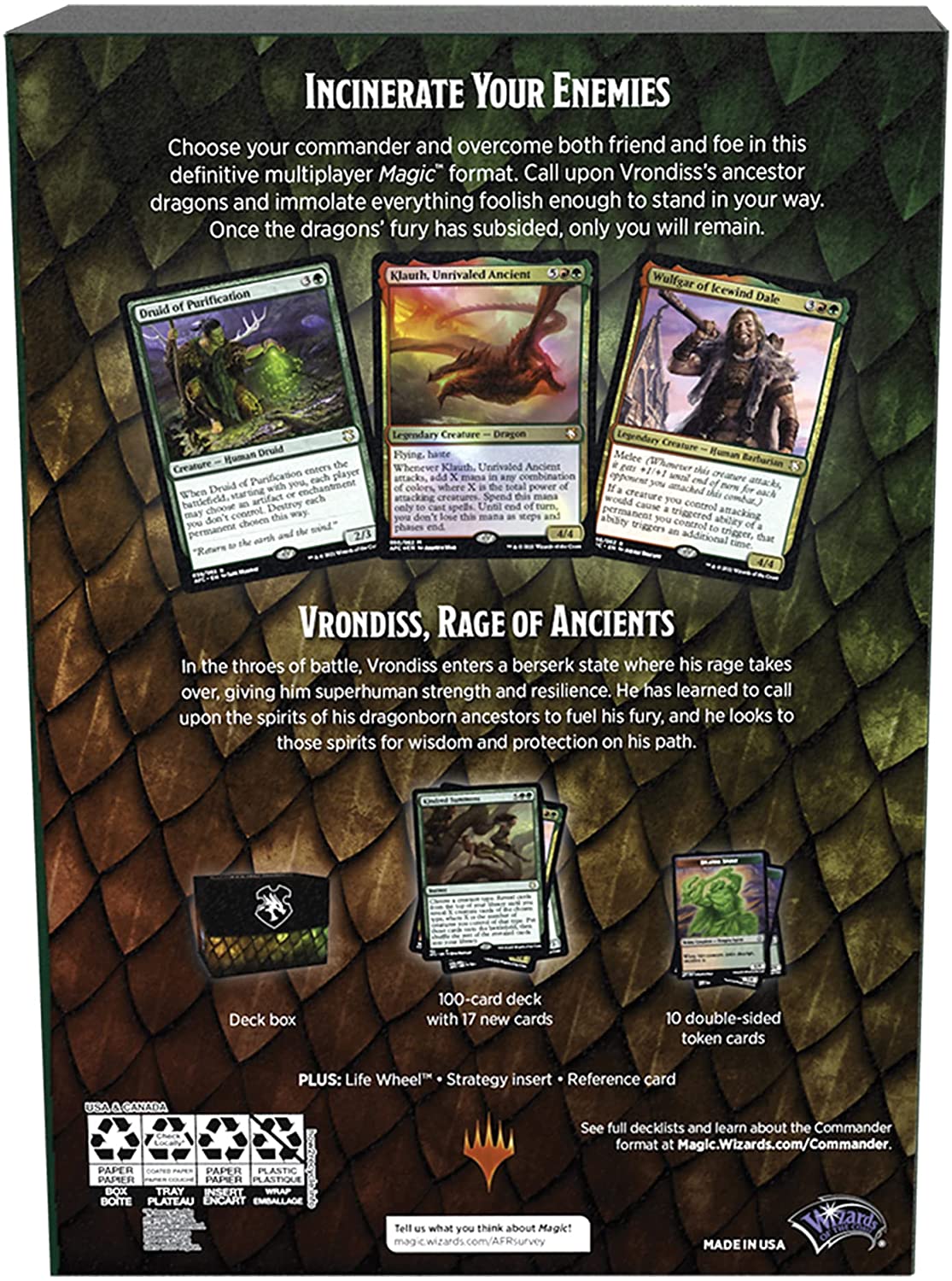 Dungeons & Dragons: Adventures in the Forgotten Realms - Commander Deck (Draconic Rage) | Devastation Store